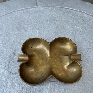 Vintage Brass Small Ashtray